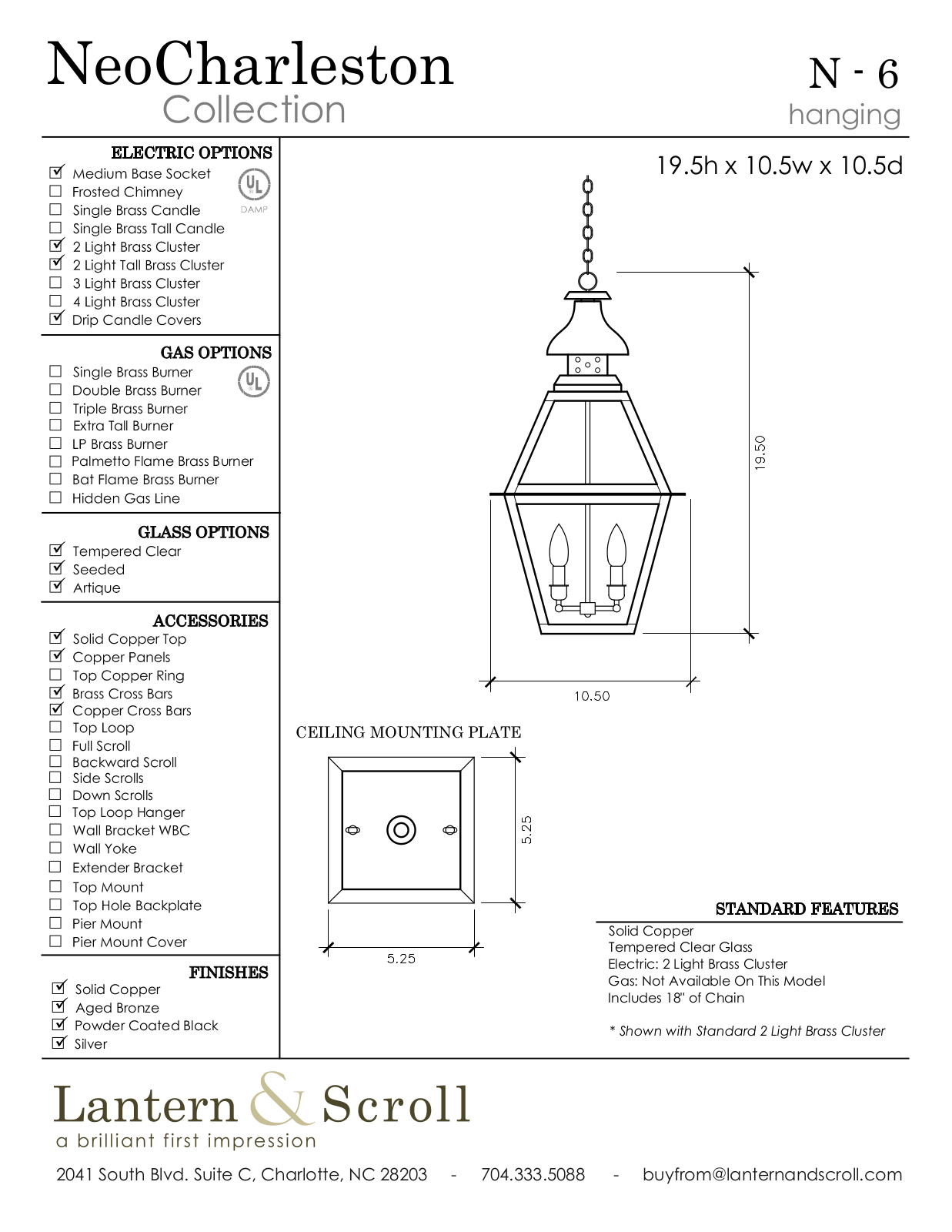 Lantern & Scroll LASC1041 Specifications - ManualMachine.com