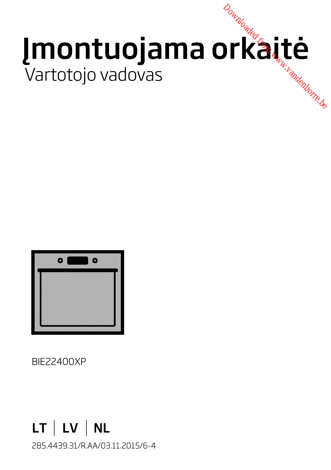 BEKO BIE 22400 XP User Manual