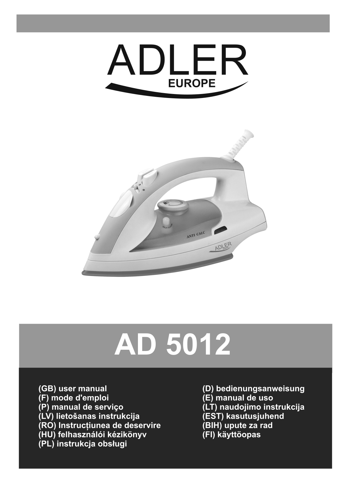 Adler AD 5012 User Manual