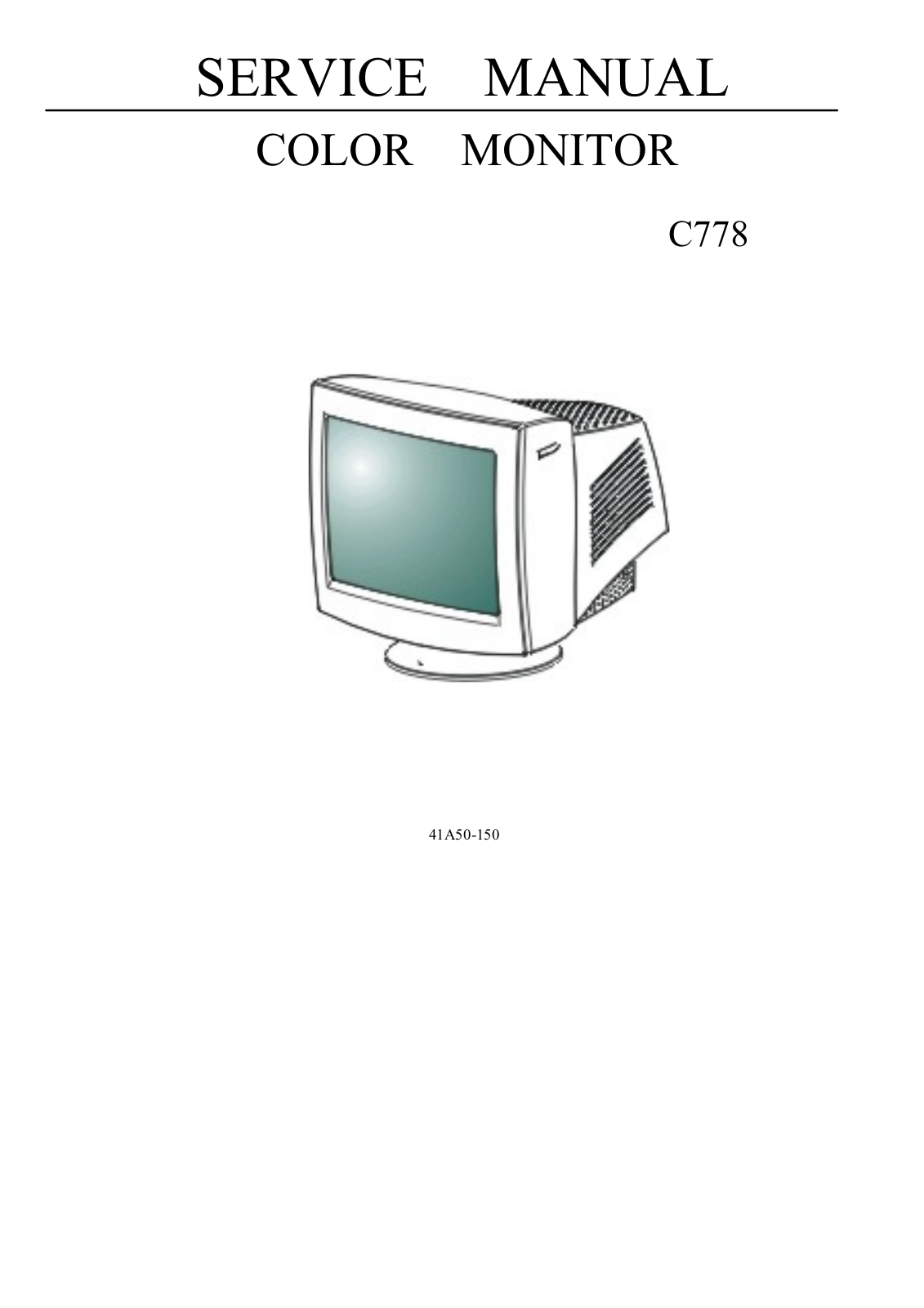 Fujitsu C778, S760S1, S760T Schematic