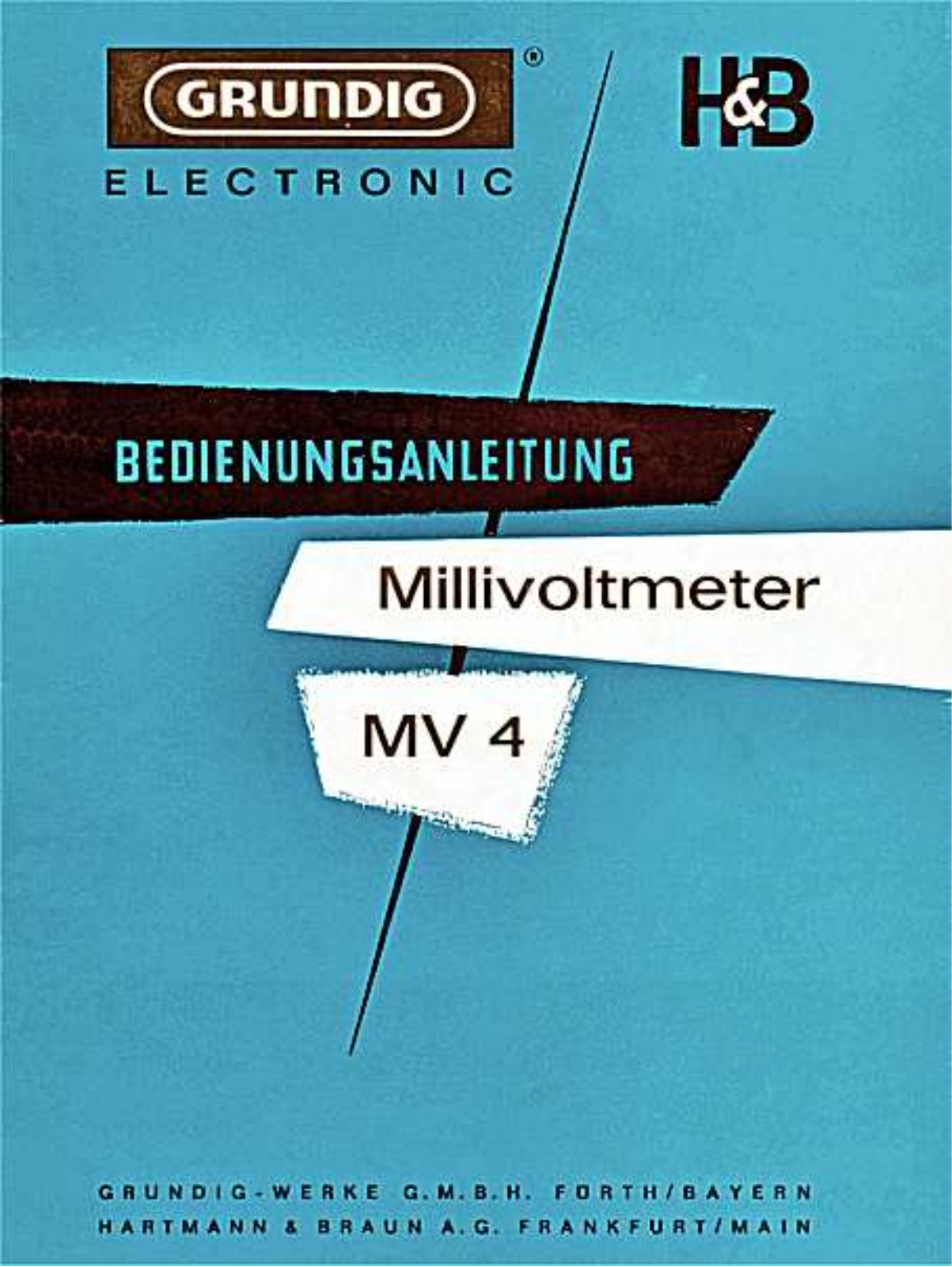 Grundig MV-4 Service Manual