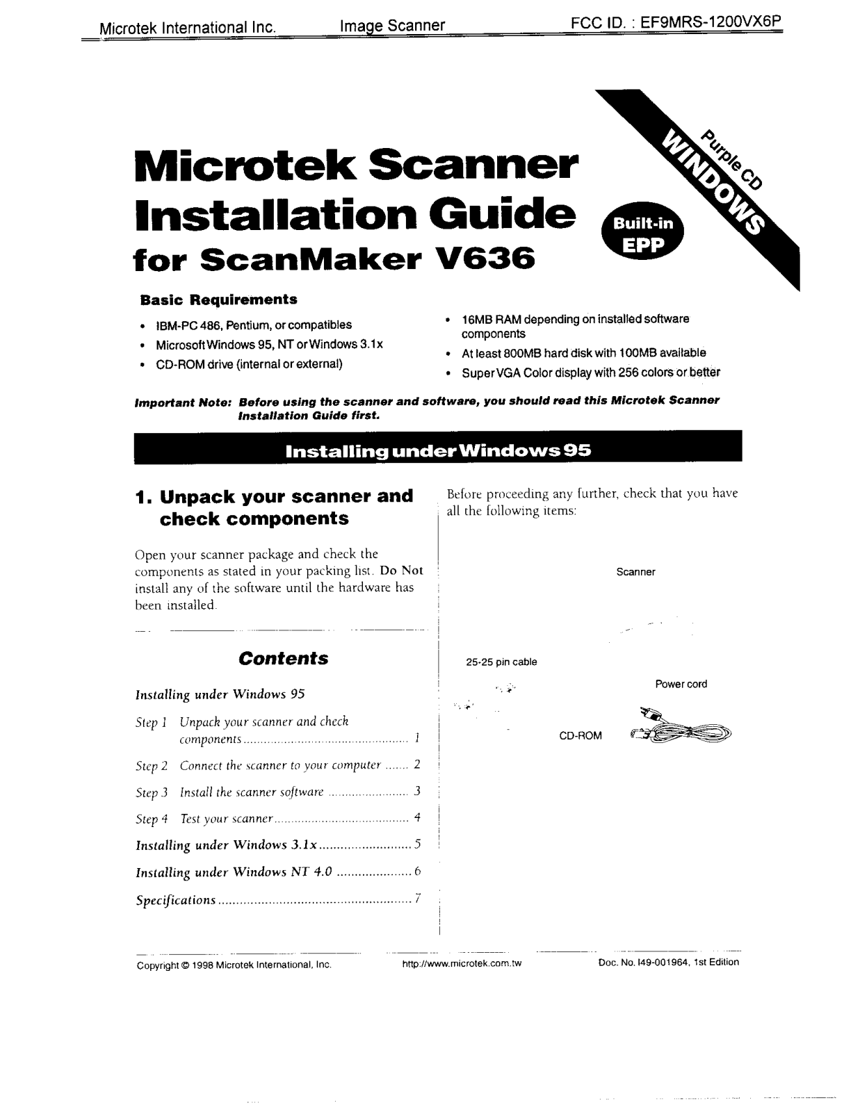 Microtek MRS 1200VX6P Users Manual