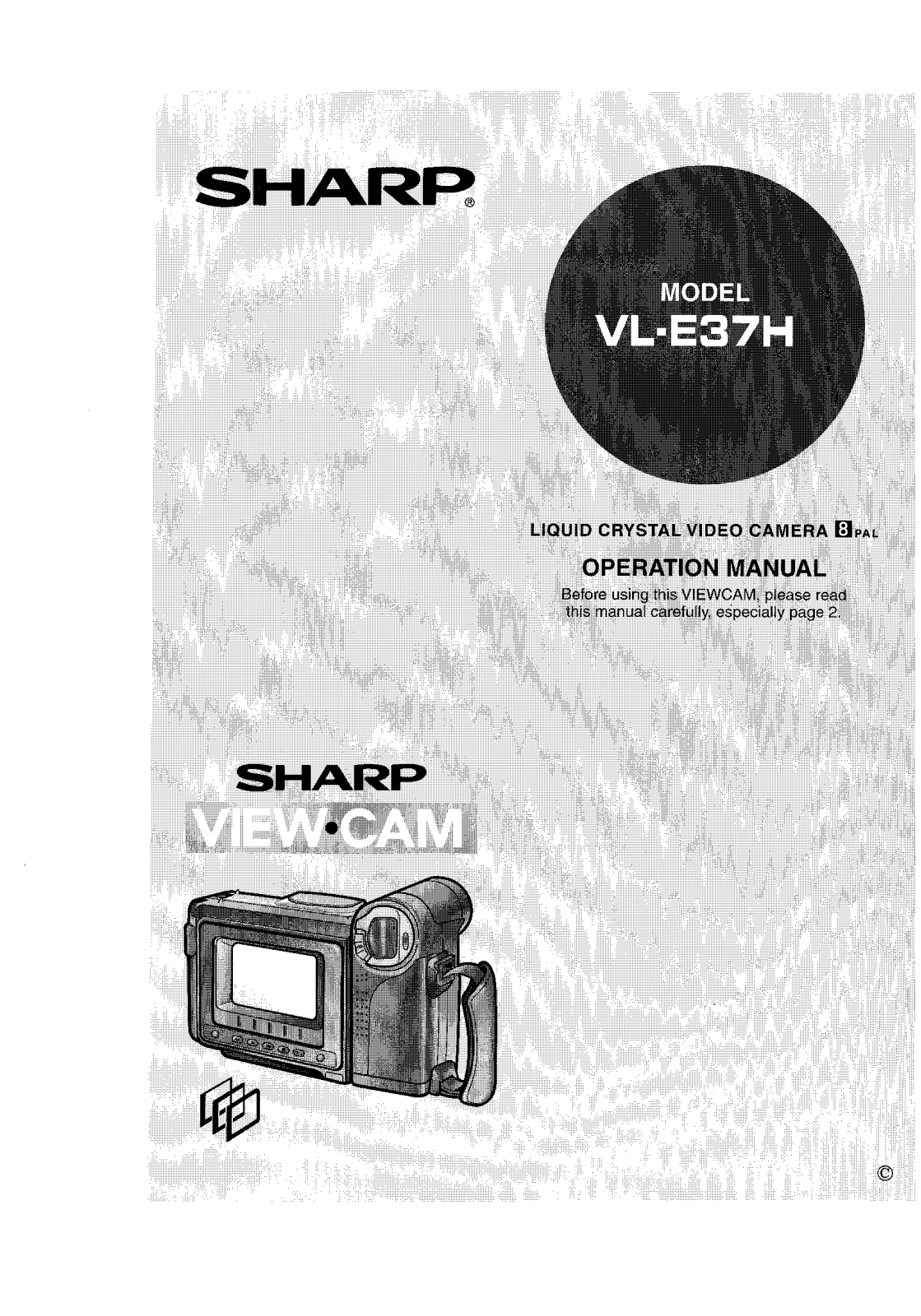 Sharp VL-E37H User Manual