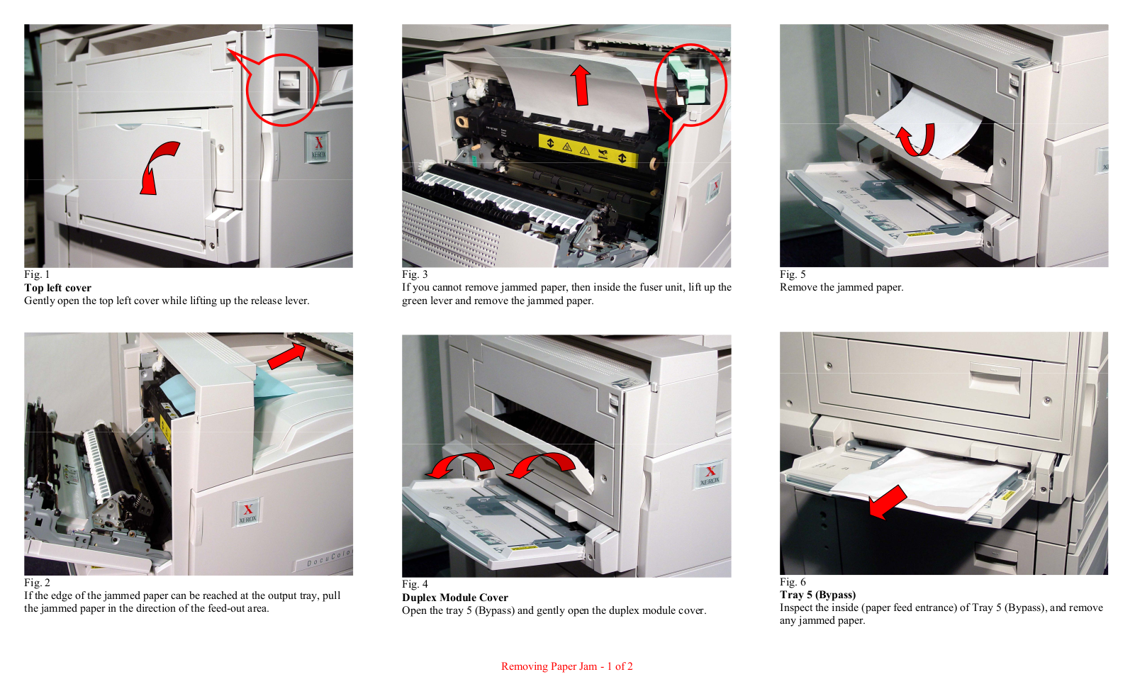 Xerox DocuColor 2240-1550 User Manual