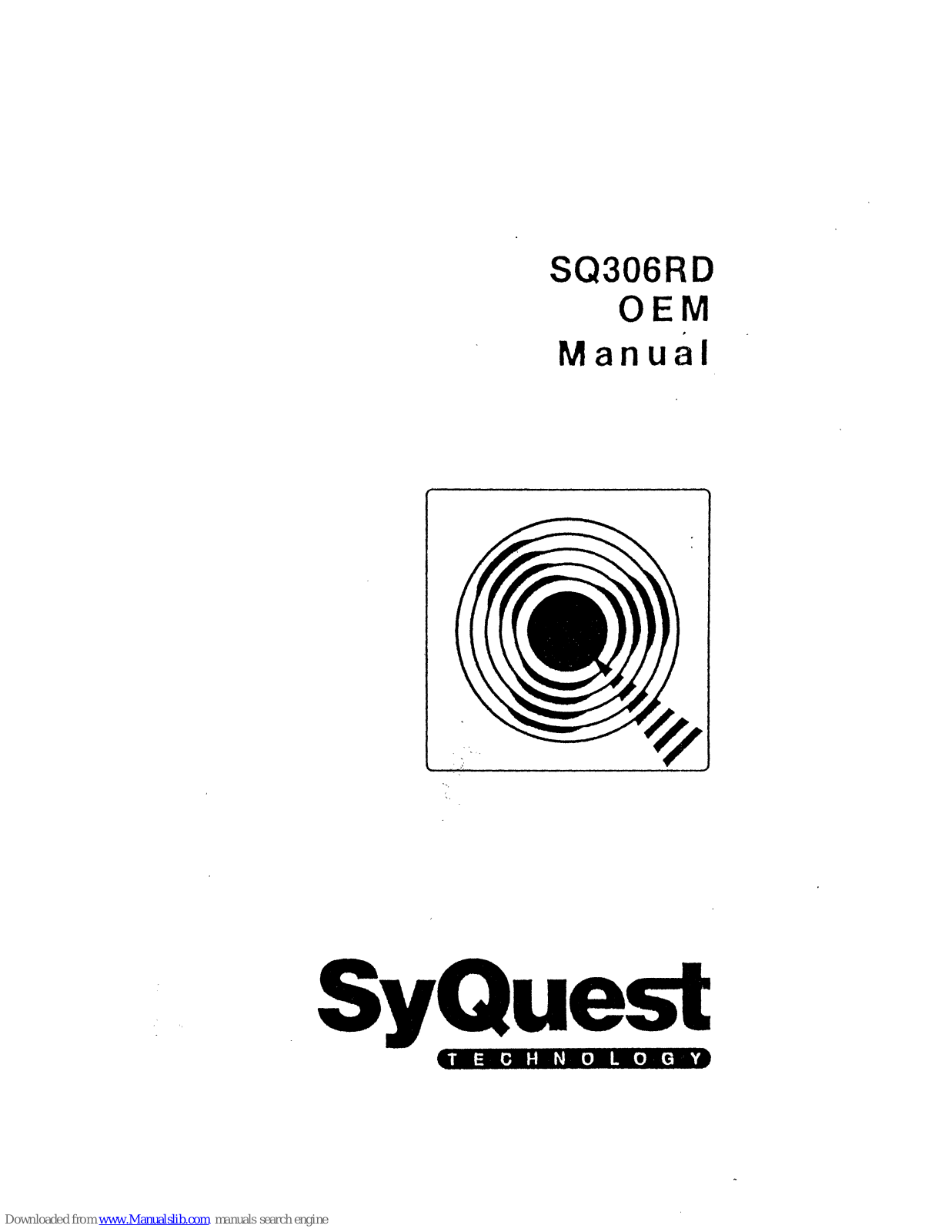 SyQuest S0306, S0306RD, S0306R, S0306F User Manual - ManualMachine.com