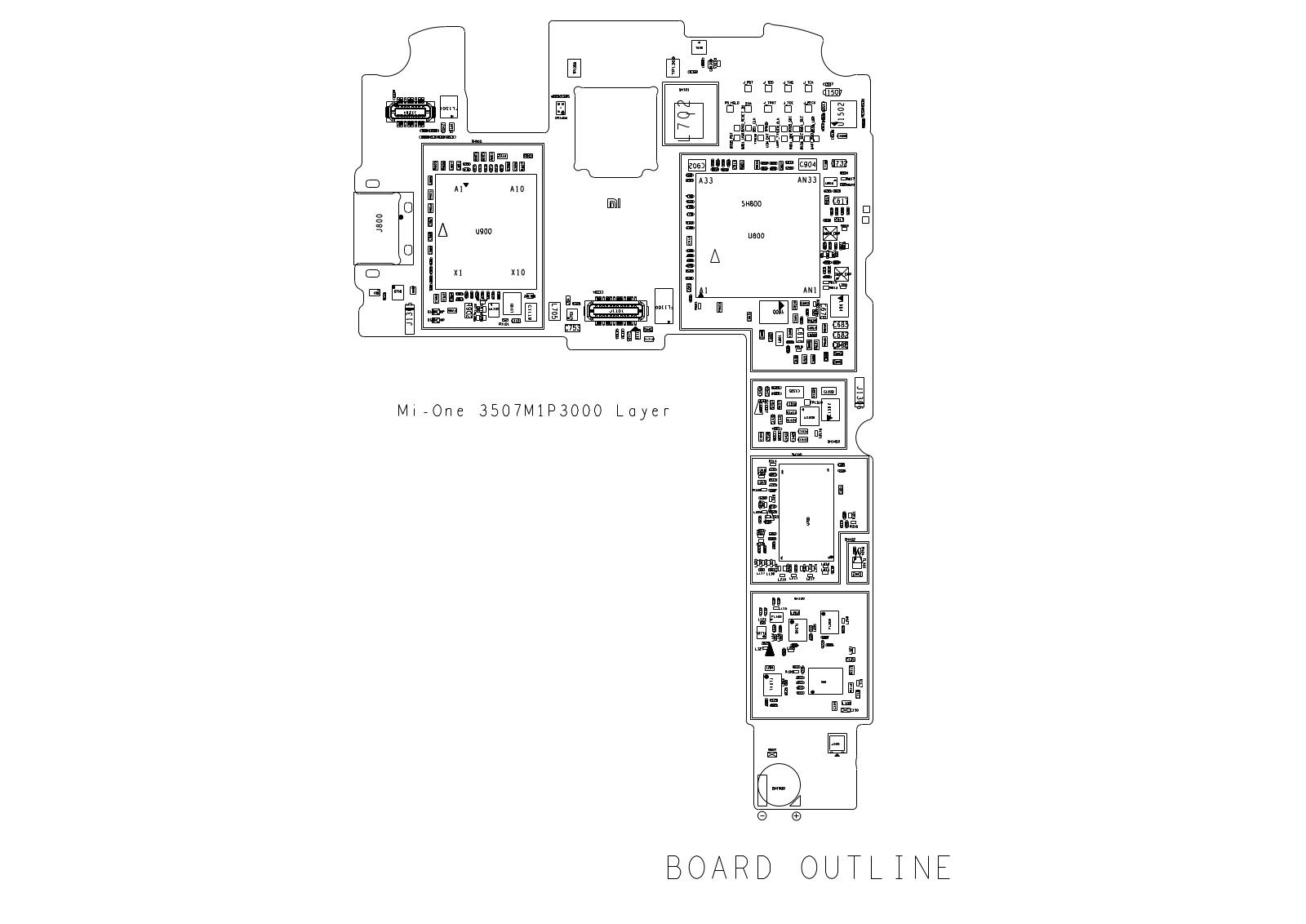 Xiaomi Mi 1S Schematics top