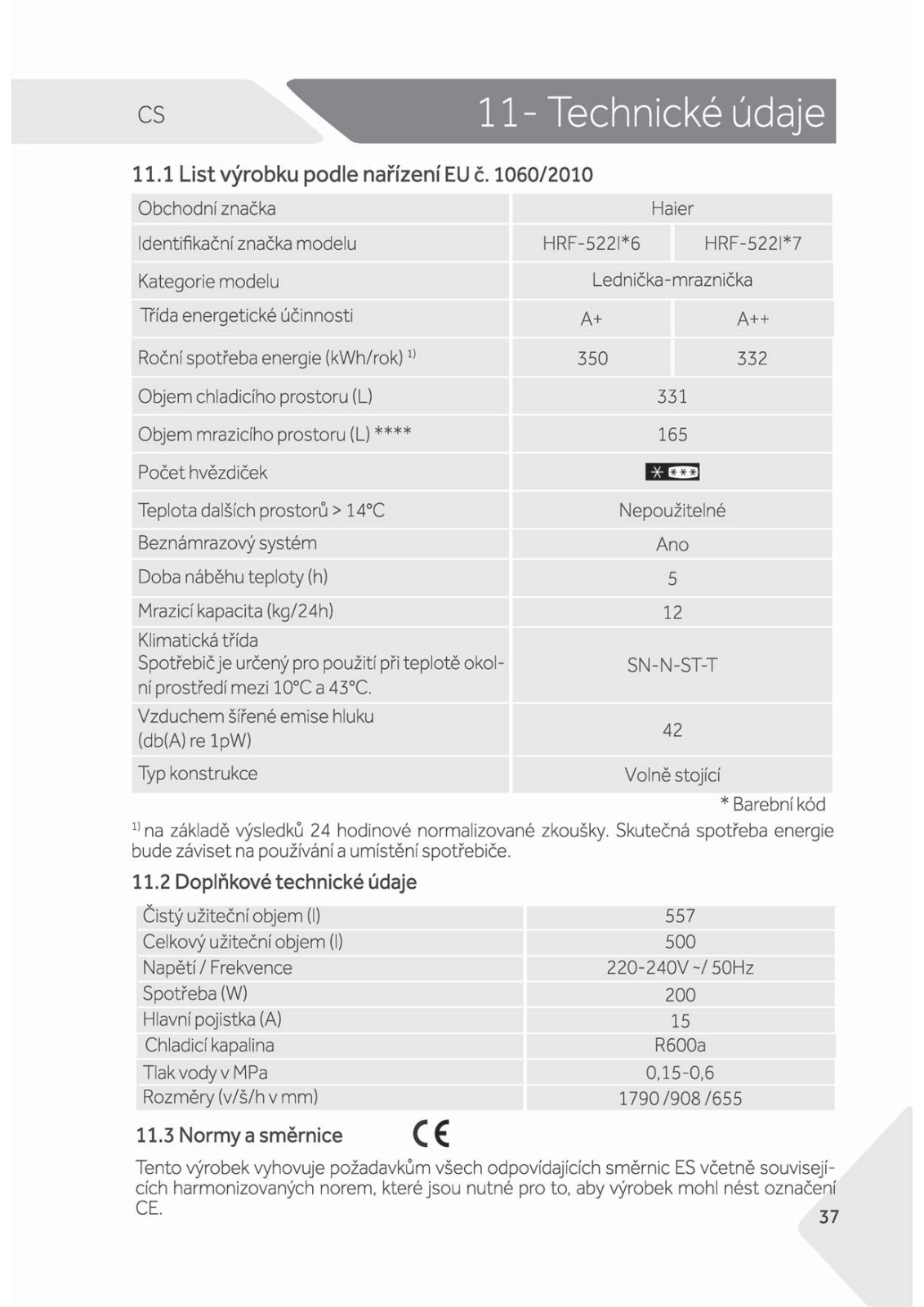 Haier HRF 522IG7 SBS User Manual