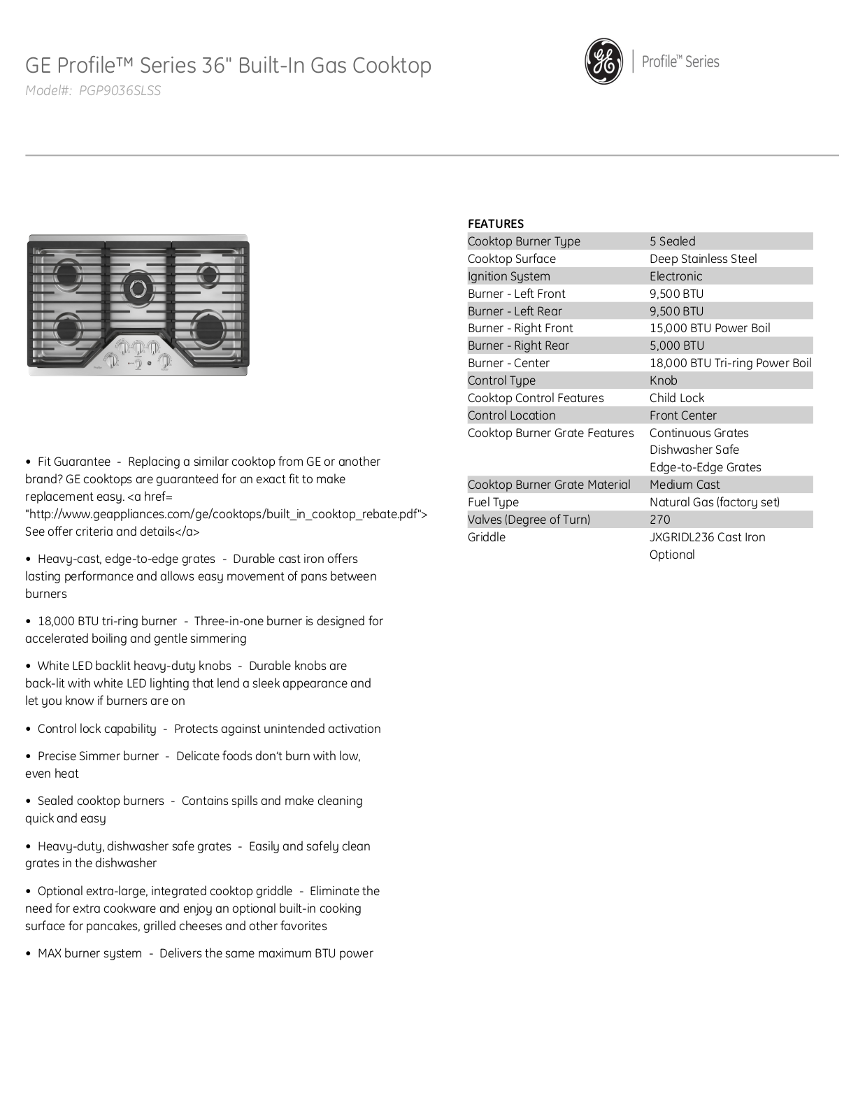 GE GERECTWODWRH153 Specs