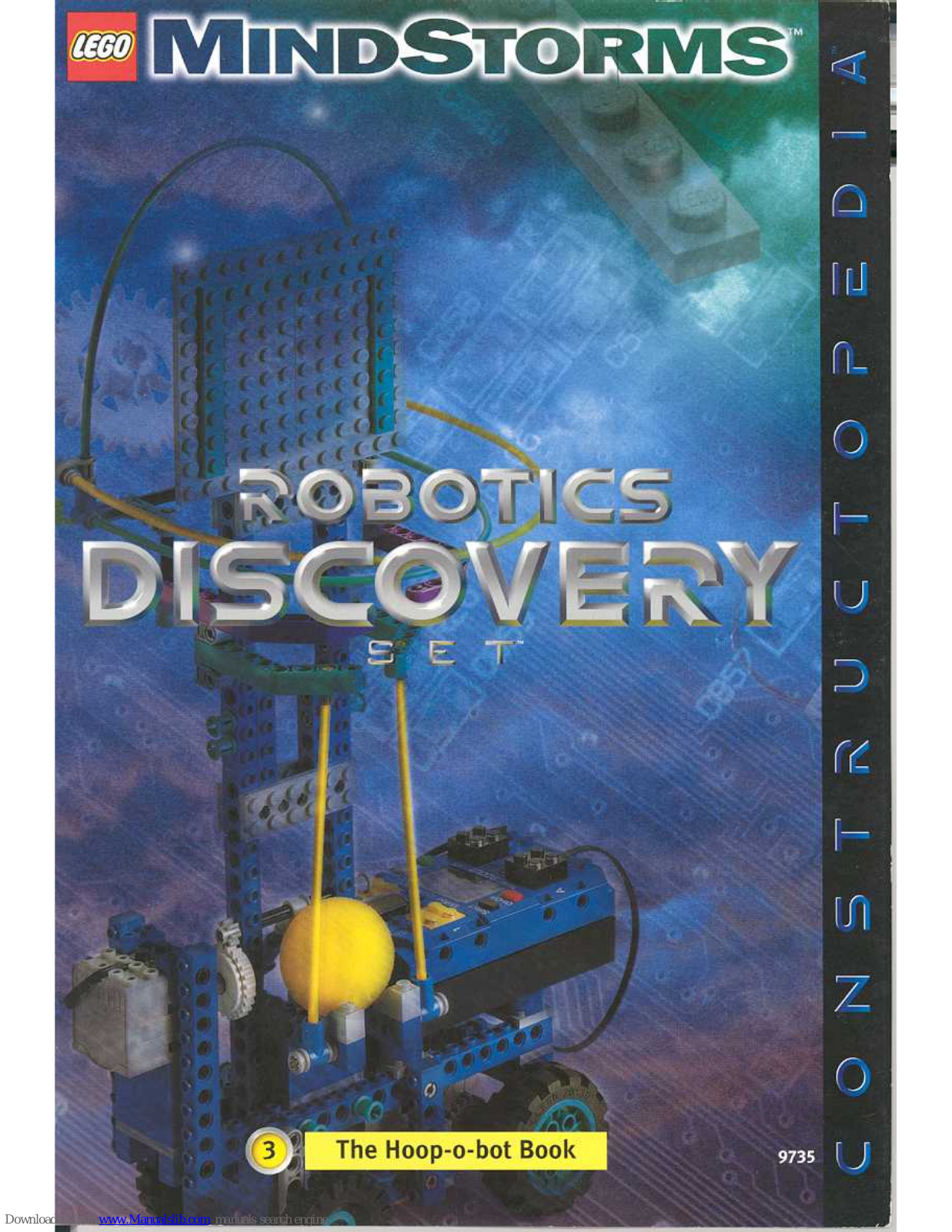 LEGO Mindstorms Robotics Discovery Hoop-o-bot 9735 Building Instructions