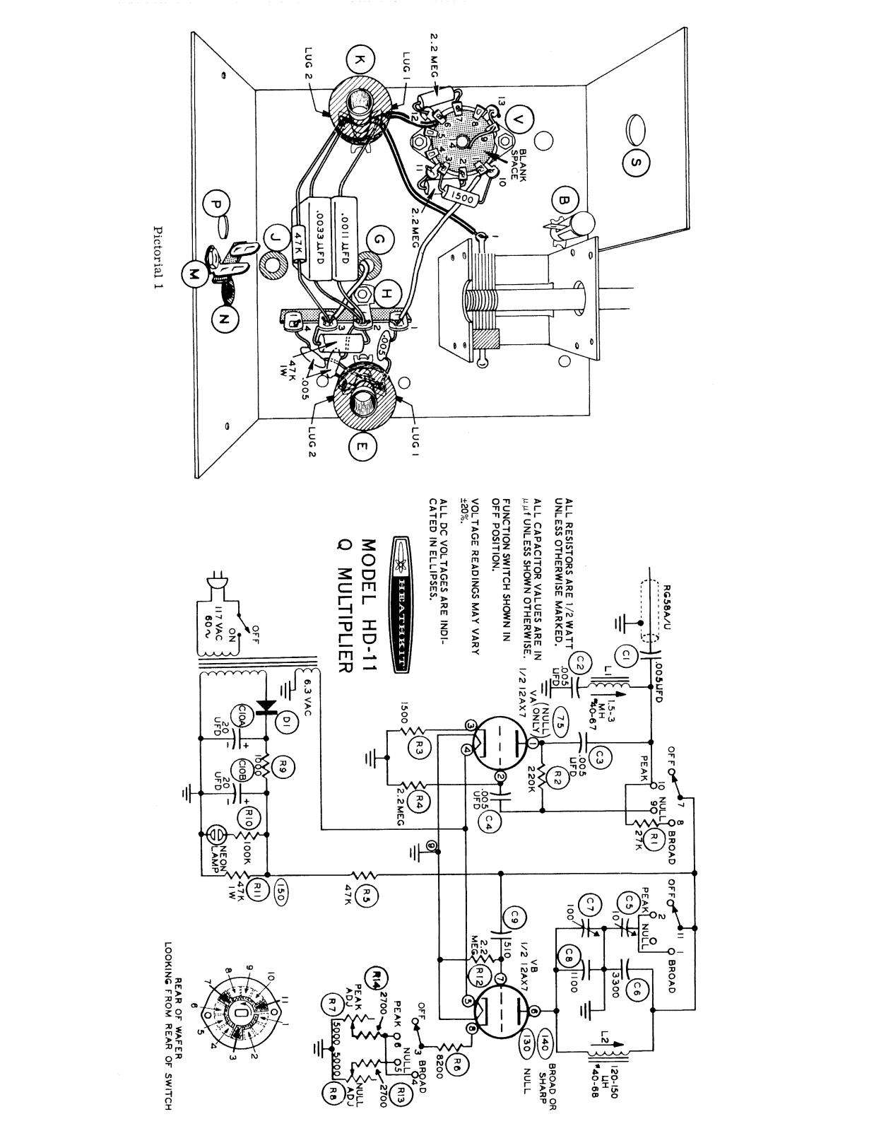 Heath Heathkit HD-11 Diagram