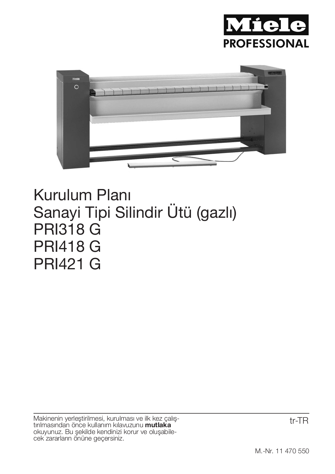 Miele PRI318 G, PRI418 G, PRI421 G Installation Plan