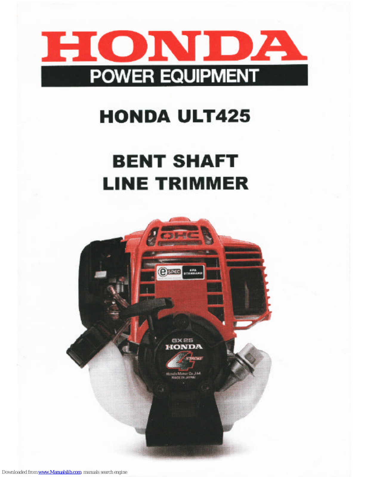 Honda ULT425LNU Owner's Manual