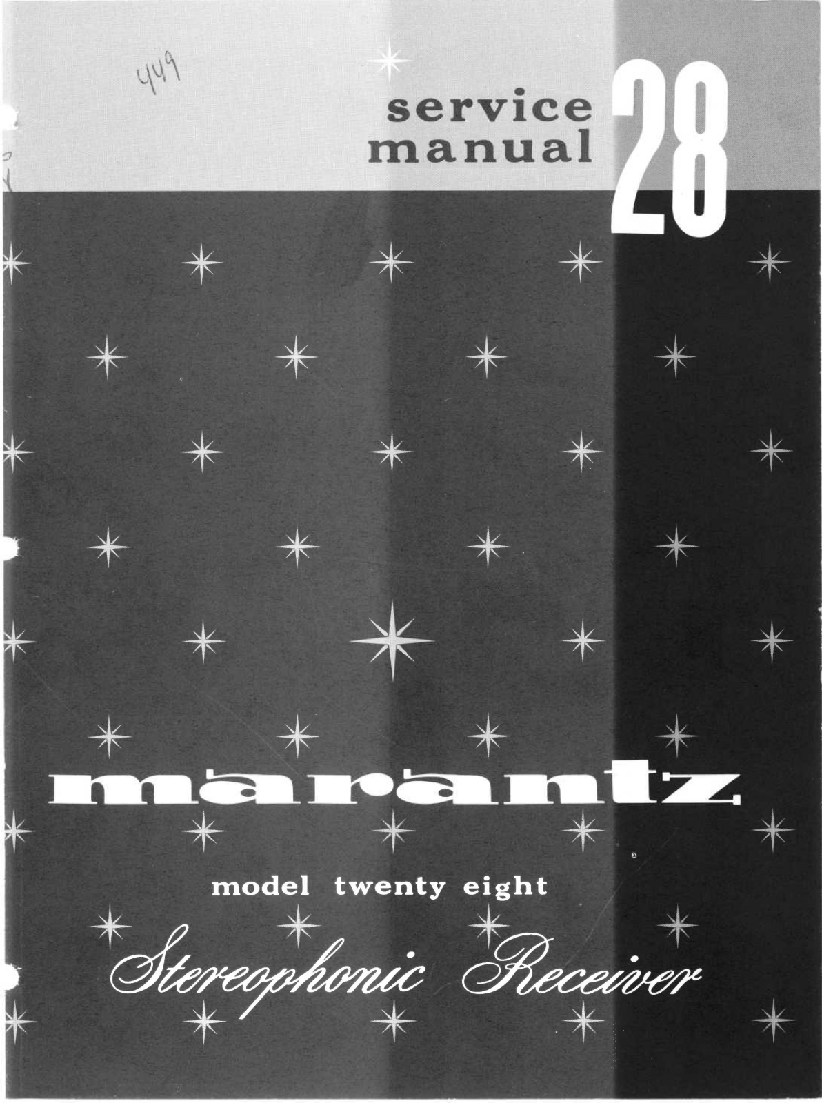 Marantz 28 Service Manual