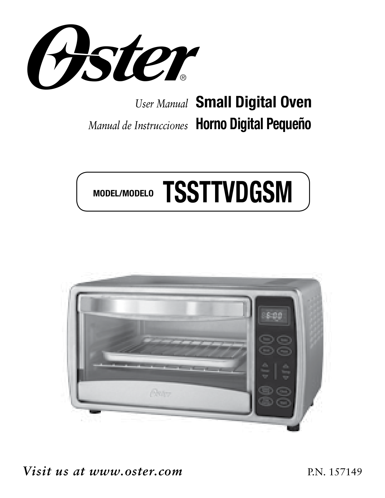 Oster TSSTTVDGSM User Manual