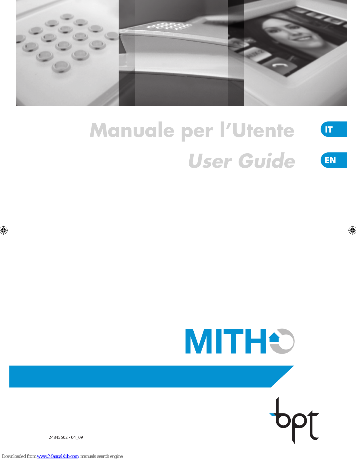Bpt MITHO User Manual - ManualMachine.com
