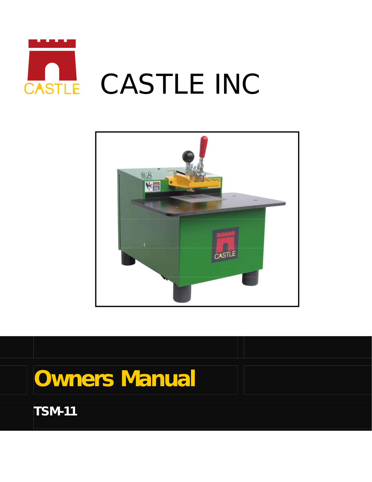 Castle TSM-11 User Manual