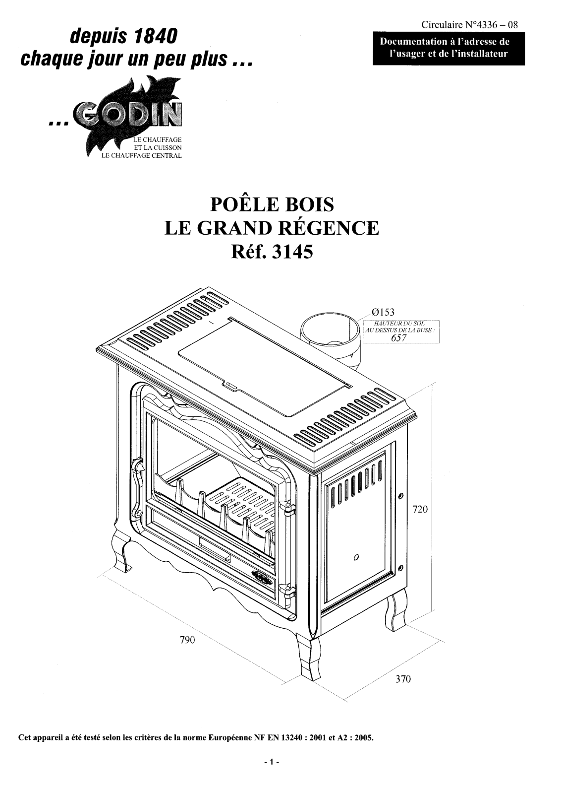 GODIN 3145 User Manual - ManualMachine.com