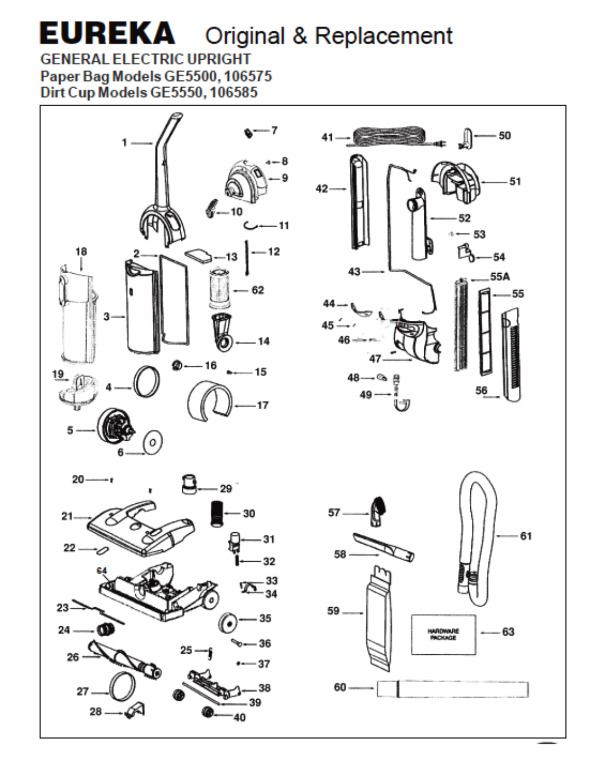 Ge 106585 Owner's Manual