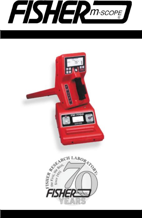 Fisher TW-7700 User Manual
