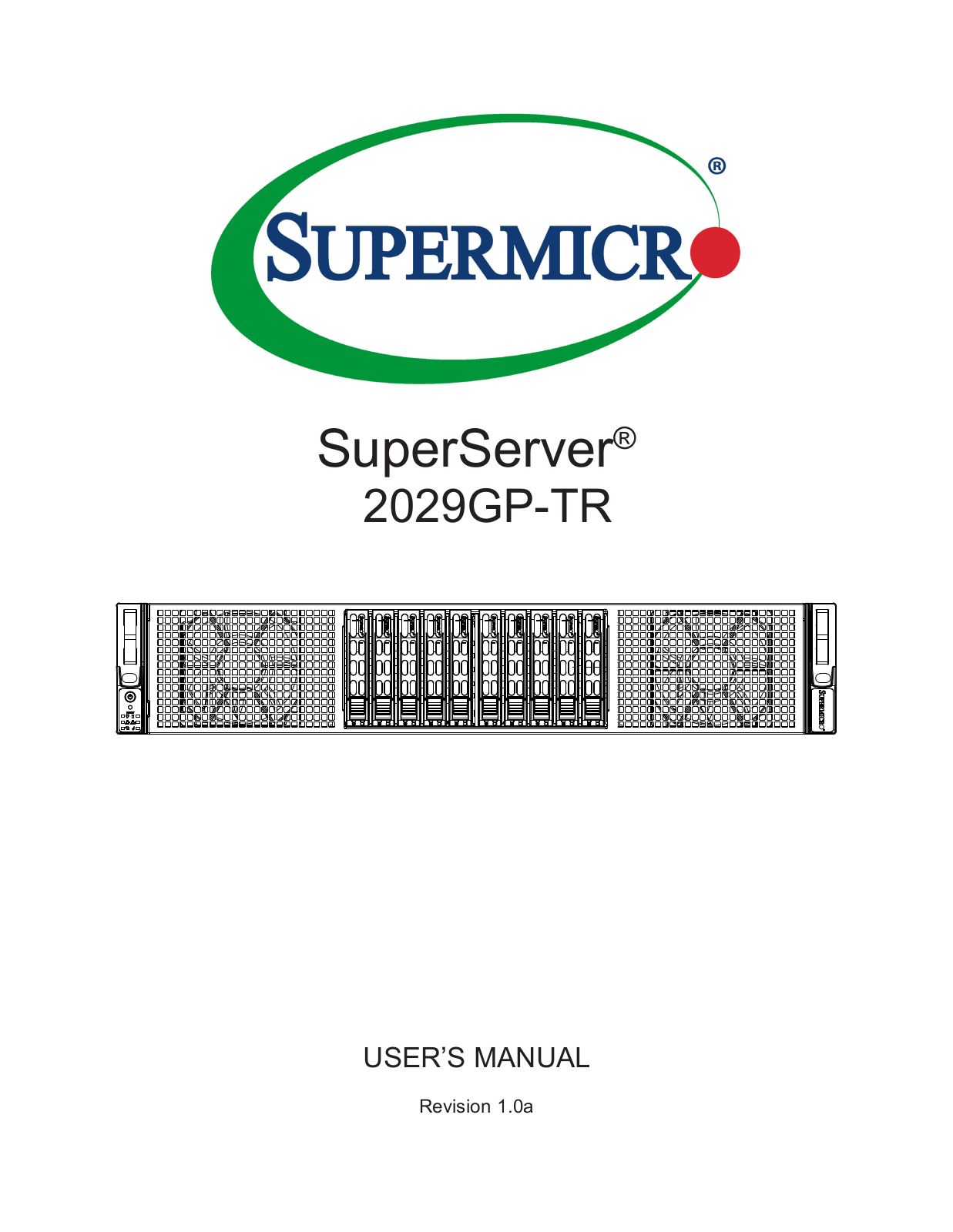 Supermicro 2029GP-TR User Manual