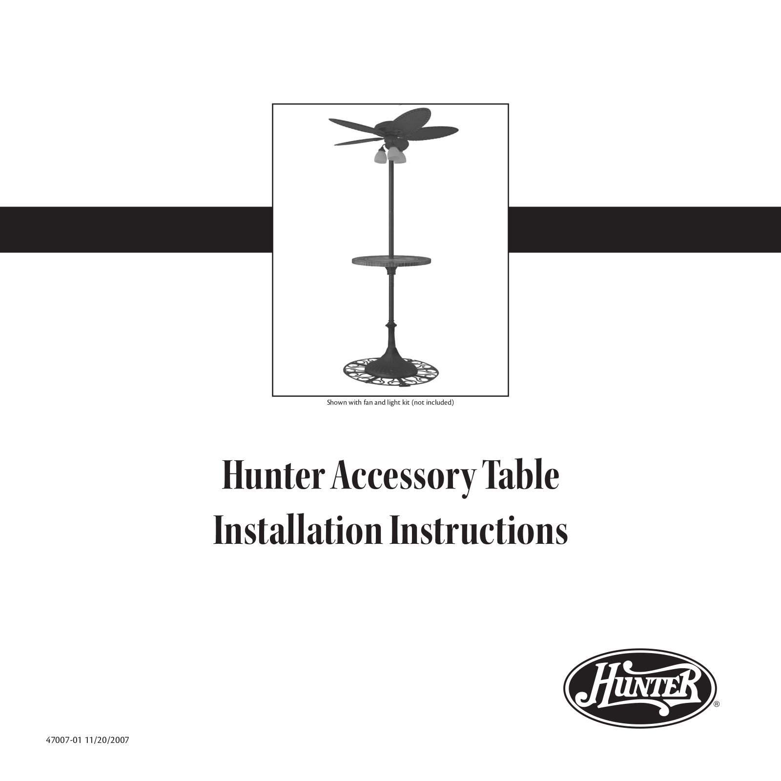 Hunter Fan 20523, 28492 User Manual