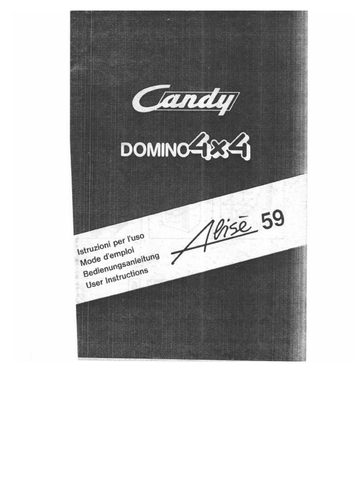 CANDY ALISE 59 User Manual