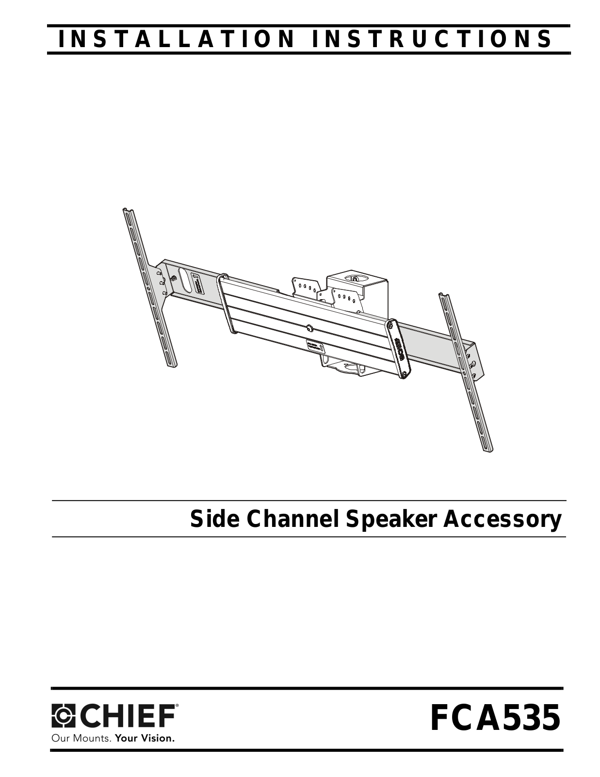 CHIEF FCA535 Installation Instructions Manual - ManualMachine.com