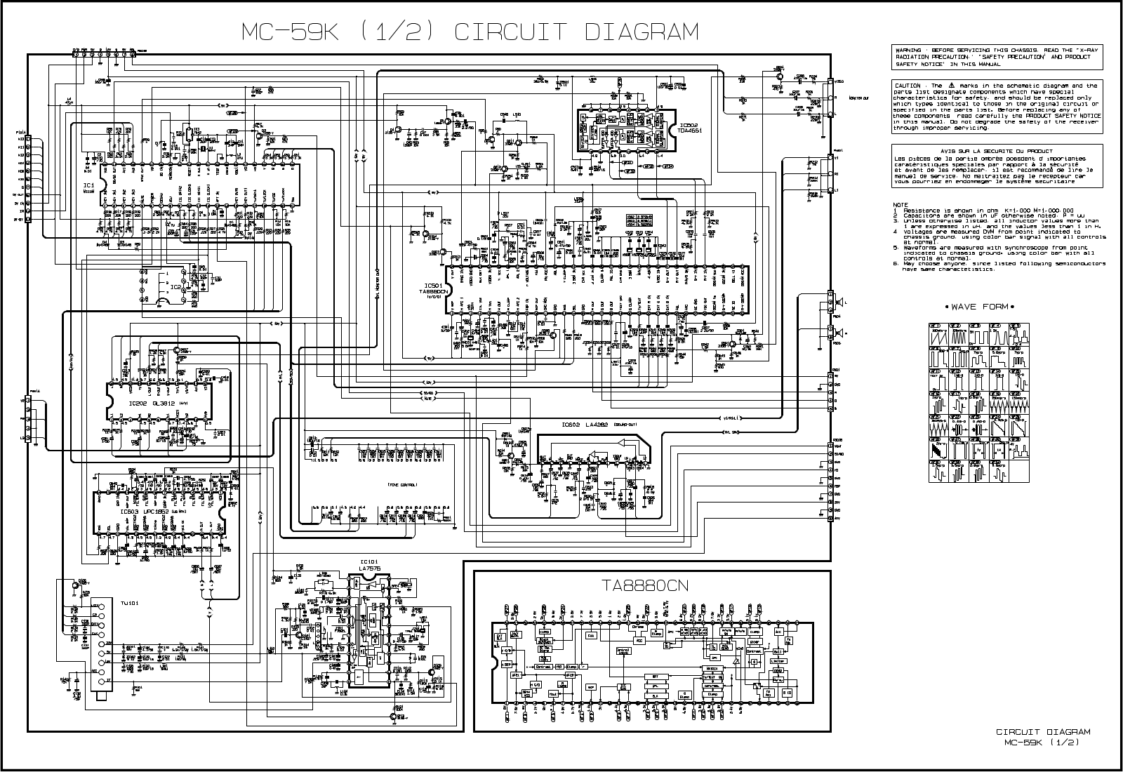 LG CP-29C84M Schematic