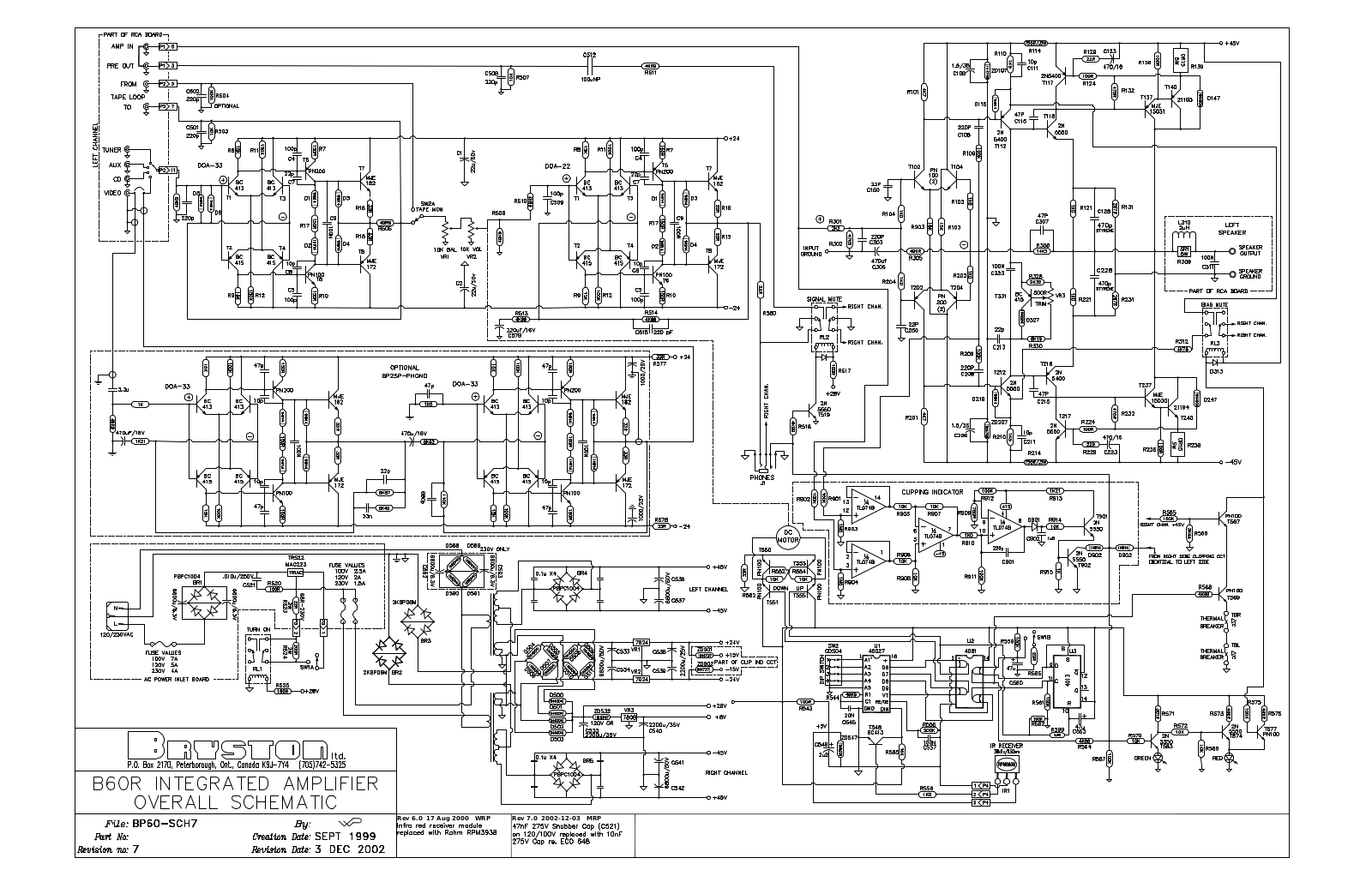 Bryston b60 schematic