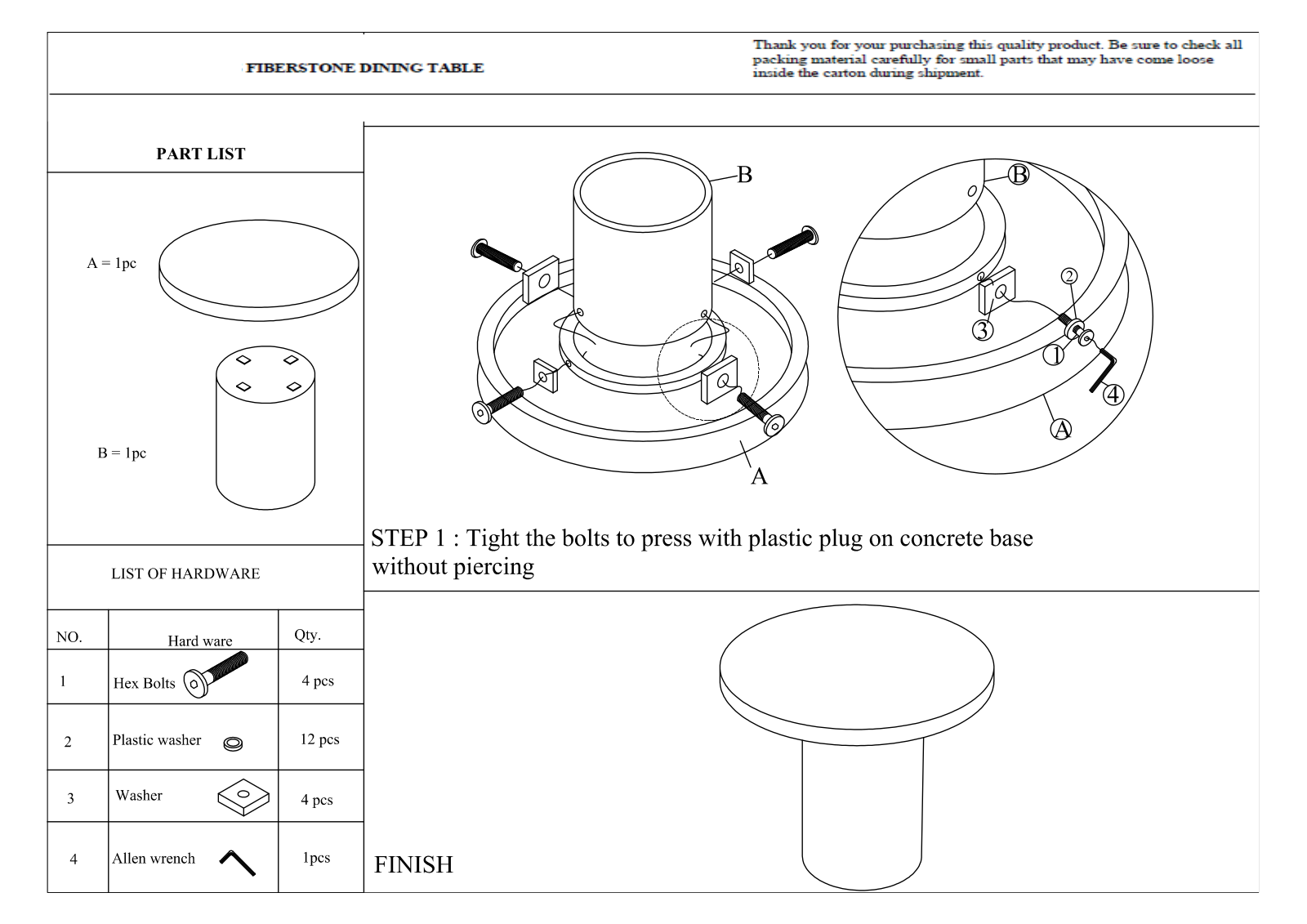AllModern TRNT3740 Installation & Assembly - ManualMachine.com