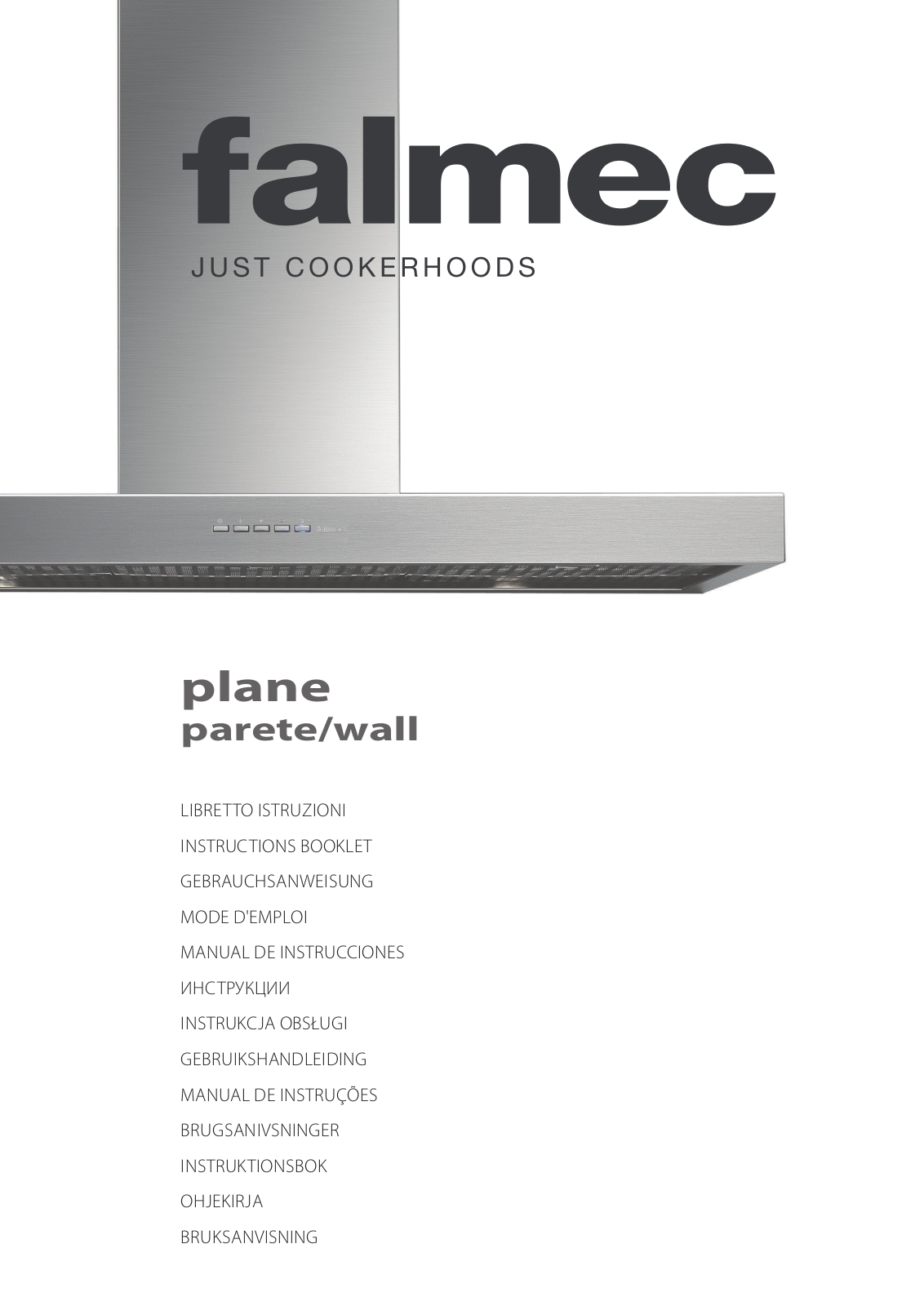 Falmec Plane  90 inox wall User Manual