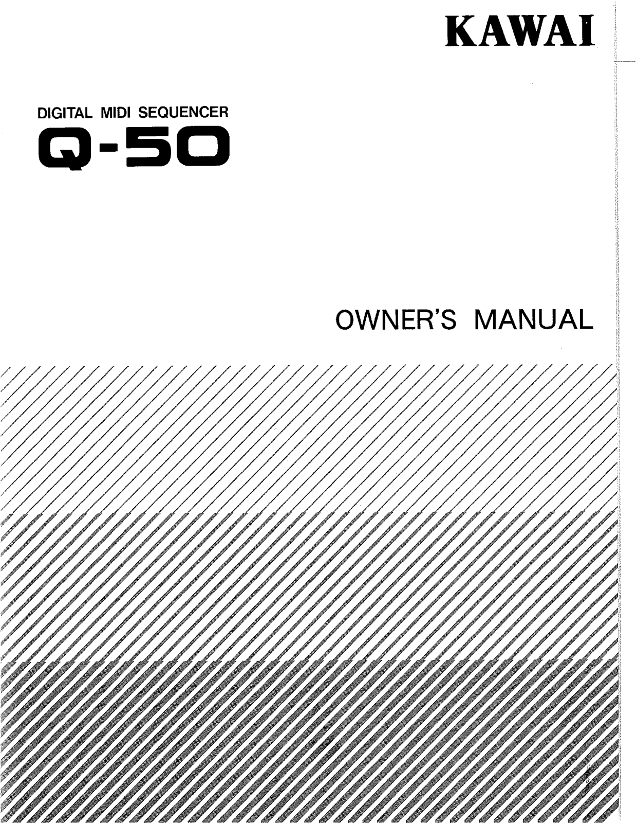 KAWAI Q-50 User Guide