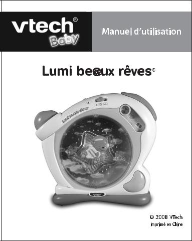 VTECH LUMI BEAUX REVES User Manual
