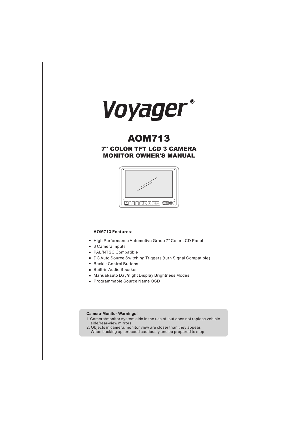 Voyager AOM713 User Manual