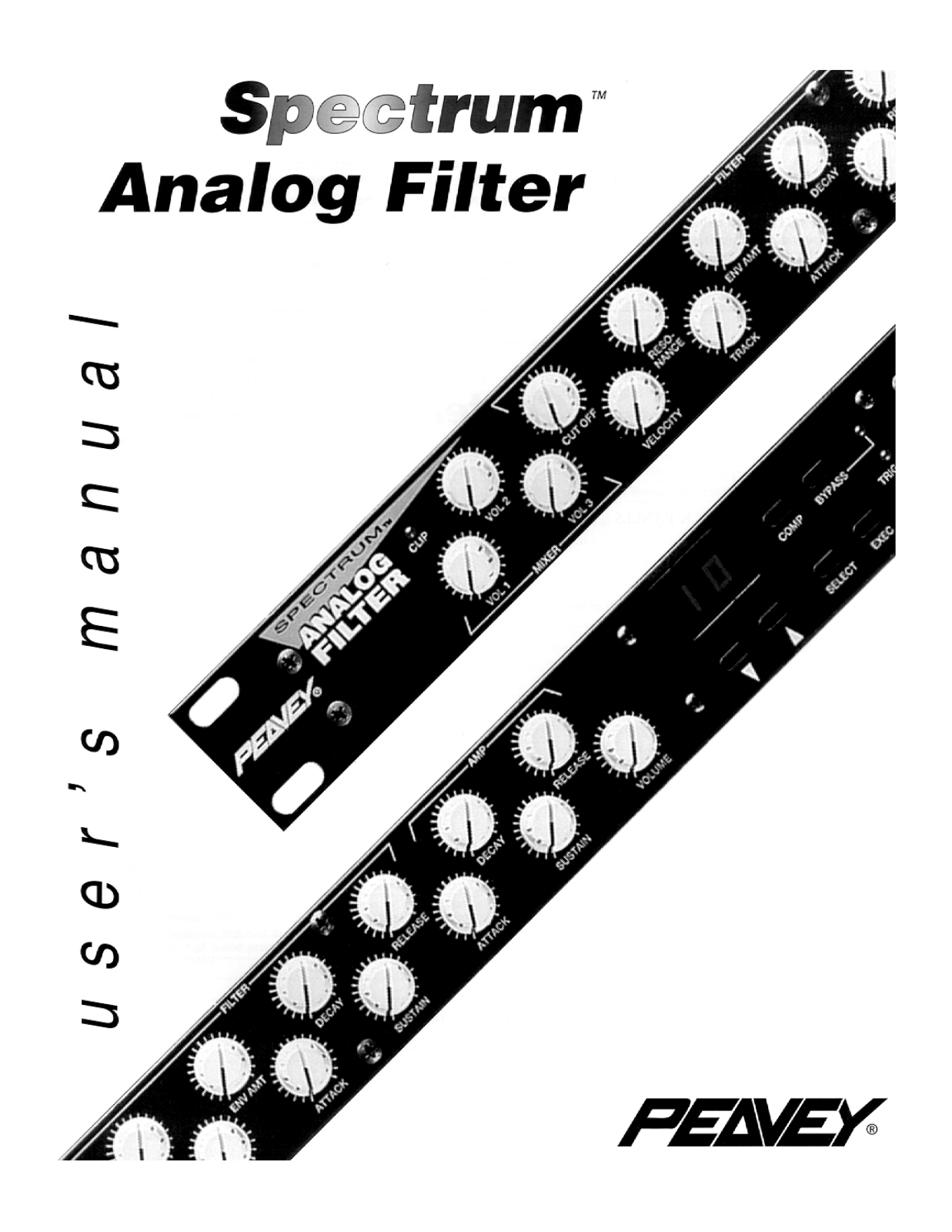 Peavey SPECTRUM ANALOG FILTER User Manual