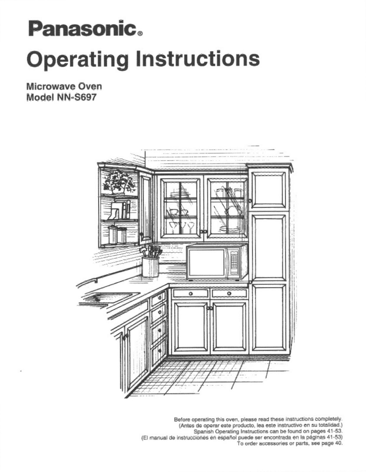 Panasonic NNS697 User Manual