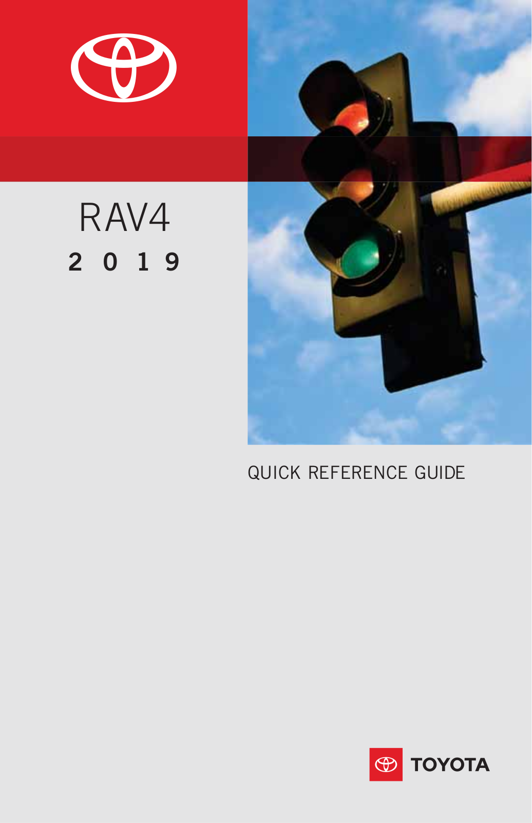 Toyota RAV4 2019 Quick Reference Guide