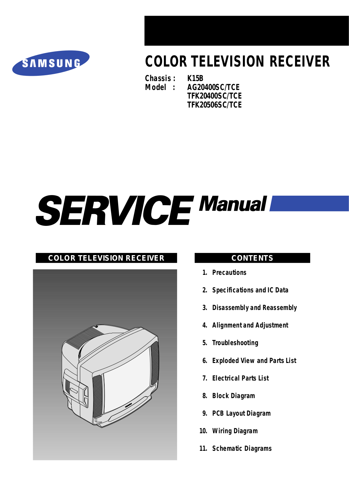 SAMSUNG AG20400SC-TCE, TFK20400SC-TCE, TFK20506SC-TCE Service Manual