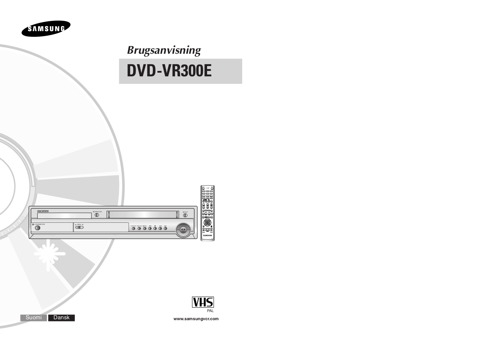 Samsung DVD-VR300E User Manual