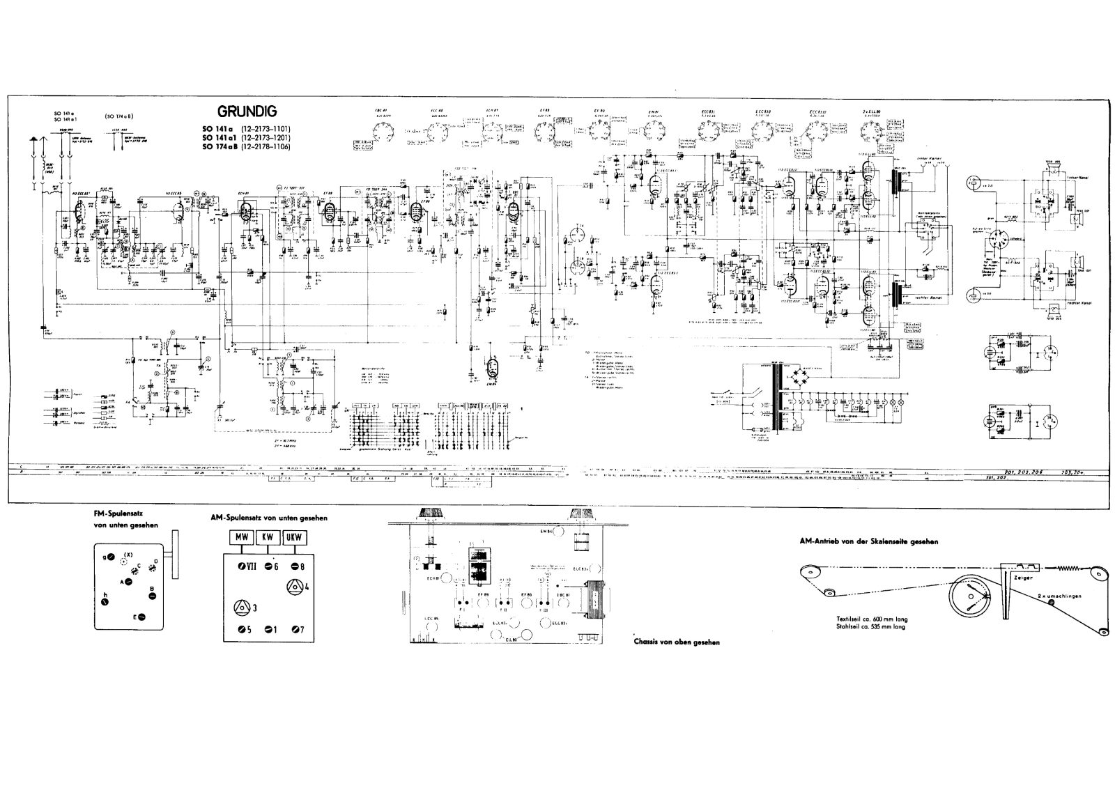 Grundig so141a, so141a1, so141ab schematic