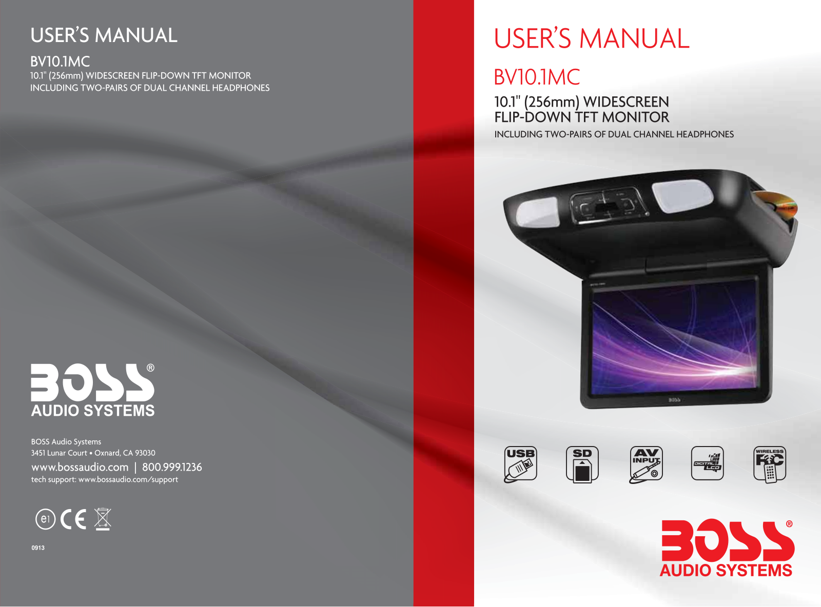 Boss Audio BV10.1MC User Manual