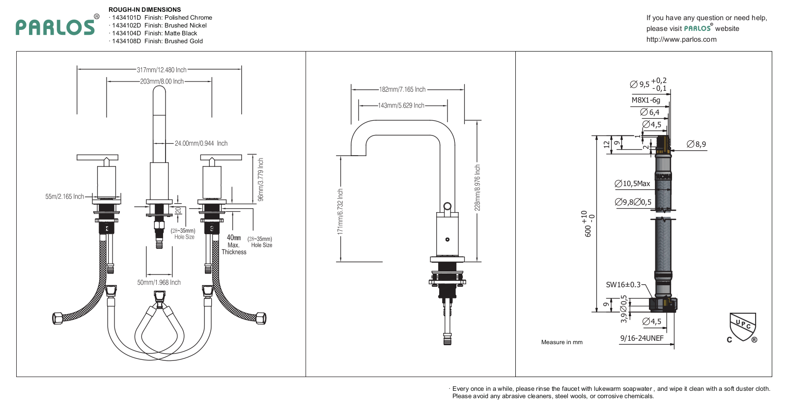 Parlos Home PLMS1018 Specifications - ManualMachine.com