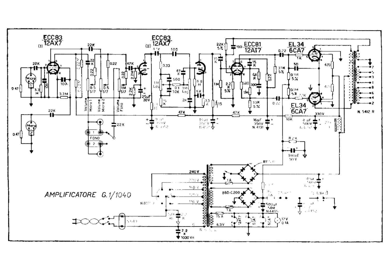 Geloso g1 1040 schematic