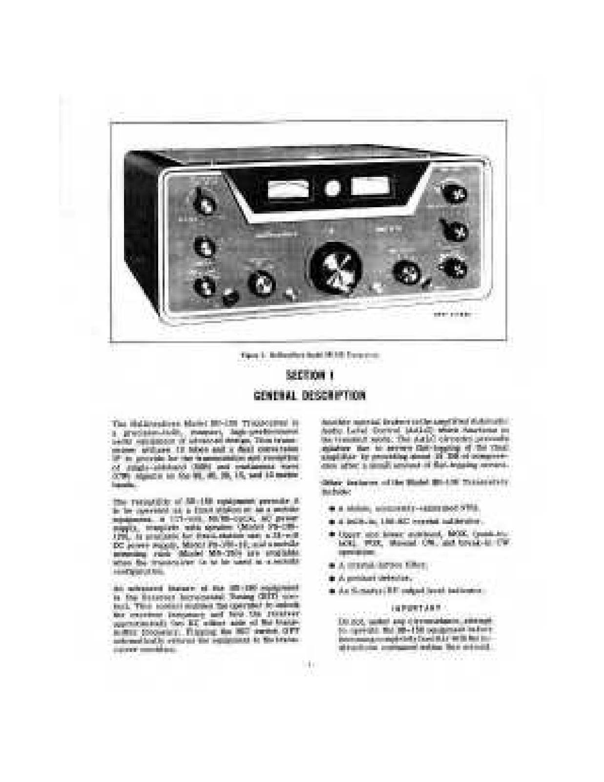 HALLICRAFTER SR-150 User Manual