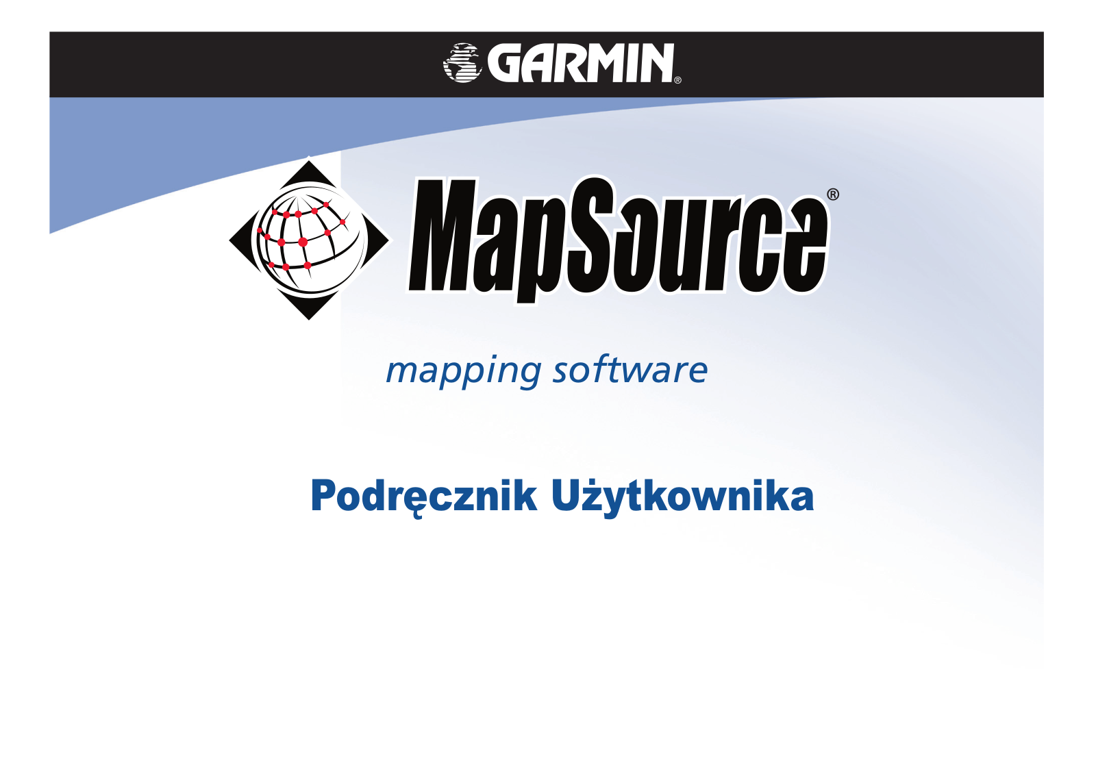 Garmin MAPSOURCE User Manual