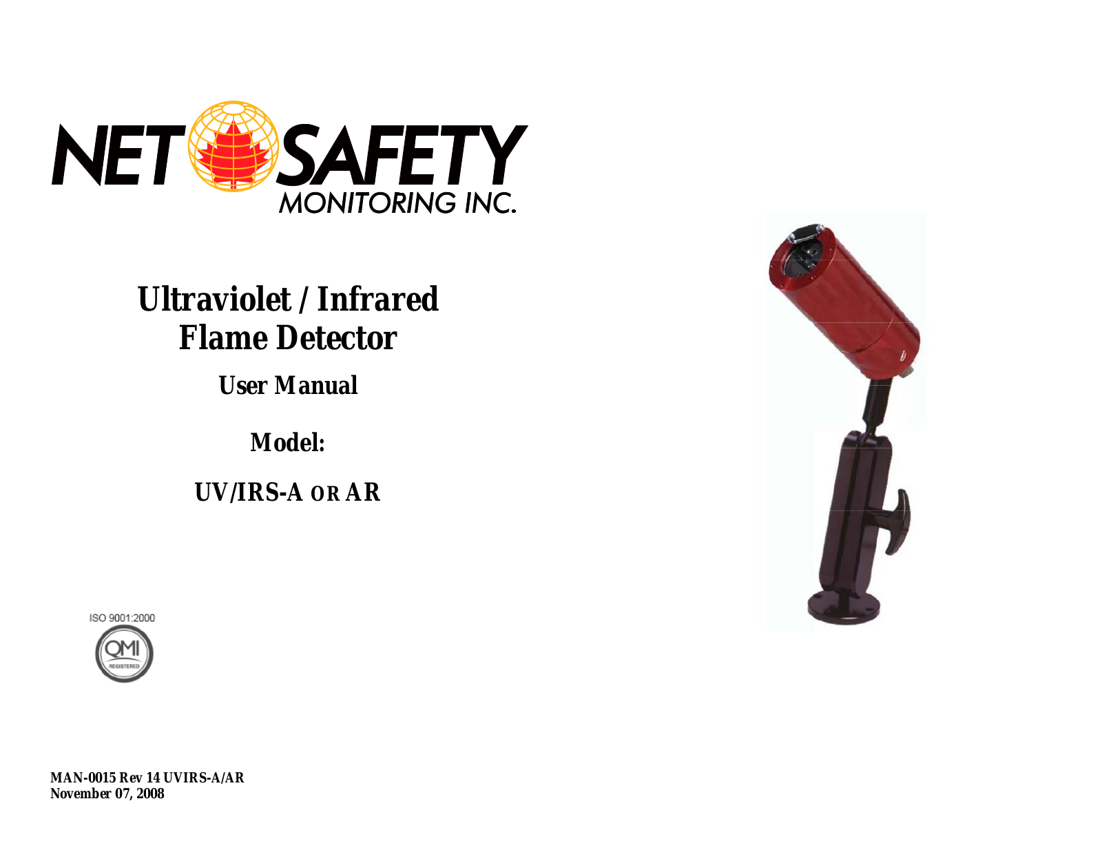 Net Safety Monitoring UV-IRS Operating Manual