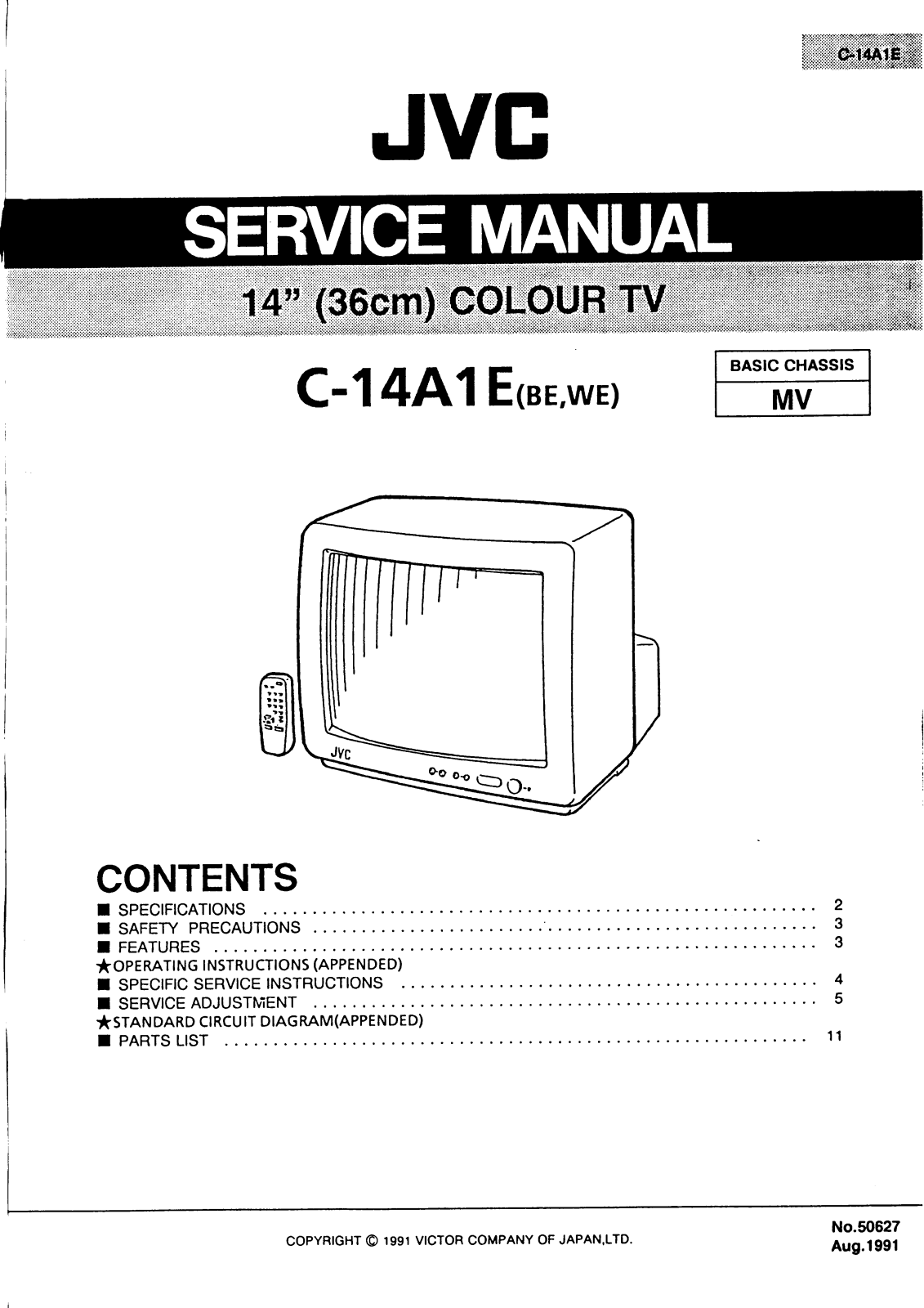 JVC C-14A1E Service Manual