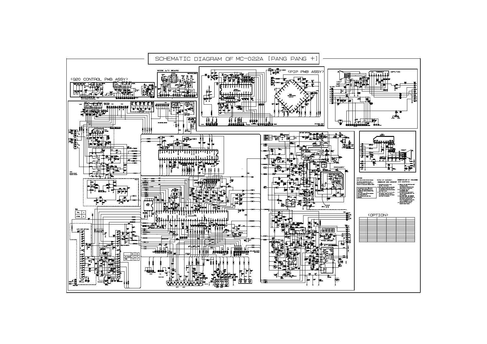 LG RP 29FA30A Diagram