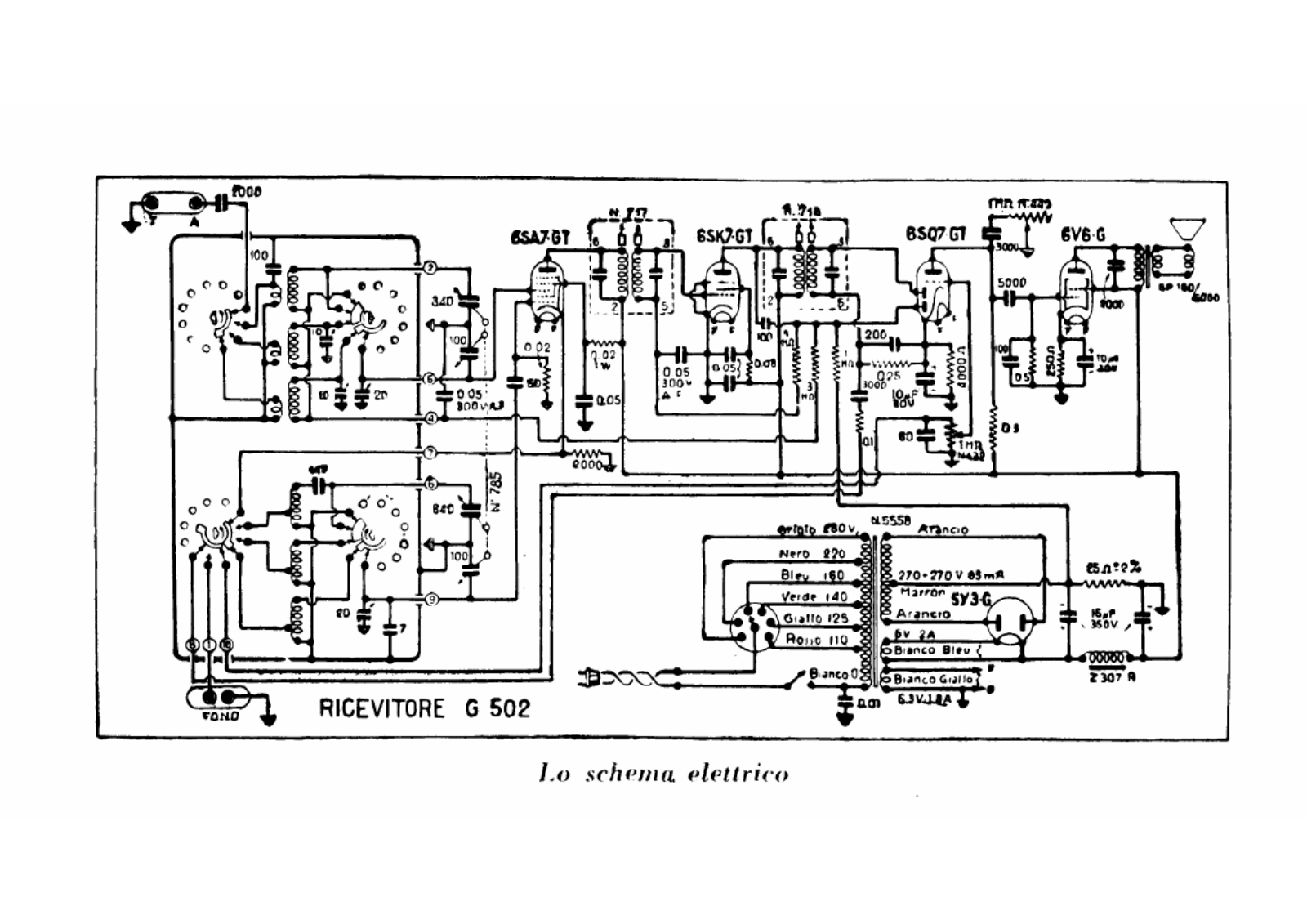 Geloso g502 schematic