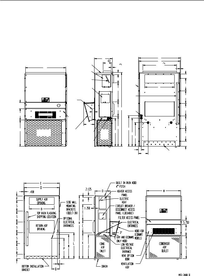 Bard Manufacturing W17A2, W17L2, W18A2, W18L2, W24A2 Installation Manual